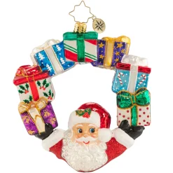 Blown Glass^Christopher Radko Cr, Ring Of Delights, 1020775,