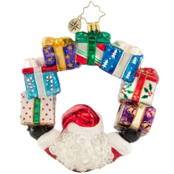 Blown Glass^Christopher Radko Cr, Ring Of Delights, 1020775,