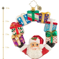 Blown Glass^Christopher Radko Cr, Ring Of Delights, 1020775,