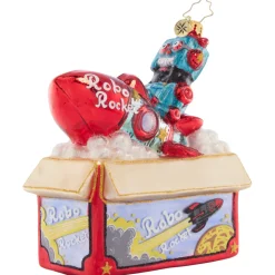 Christopher Radko^Christopher Radko Cr, Robo Rocket Rides Again, 1021601, Radko