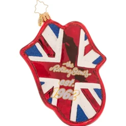 Christopher Radko Cr, Rolling Stones Diamond Anniversary, 1021234, Outlet