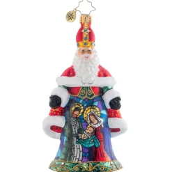 Christopher Radko^Christopher Radko Cr, Sacred Scene Saint Nicholas, 1021511, Radko
