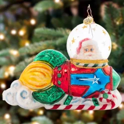 Christopher Radko^Christopher Radko Cr, Santa Goes To Space, 1021584, Radko