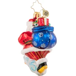 Glass^Christopher Radko Cr, Santa Saves The Date 2021, Gem, 1020637,