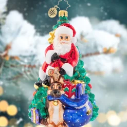 Christopher Radko^Christopher Radko Cr, Santa's Best Friend - 2023, 1021624, Radko