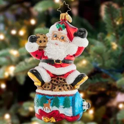 Christopher Radko^Christopher Radko Cr, Santa's Snack Break, 1021373, Rabko