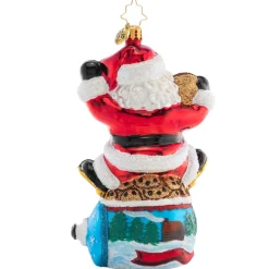 Christopher Radko^Christopher Radko Cr, Santa's Snack Break, 1021373, Rabko