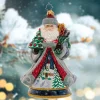 Glass^Christopher Radko Cr, Santa's Snowy Scene, 1021363, Radko