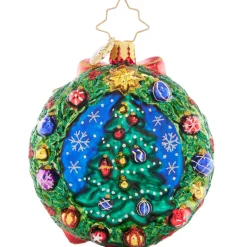 Glass^Christopher Radko Cr, Santa's Story Time Gem, 1021438, Gem