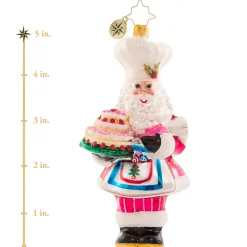 Santas^Christopher Radko Cr, Santa's Tower Of Flour!, 1020795,