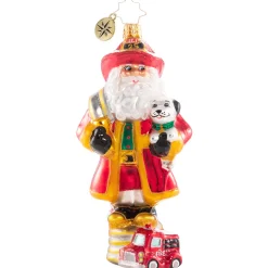 Santas^Christopher Radko Cr, Saving The Day!, 1020823,