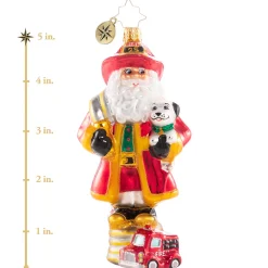 Santas^Christopher Radko Cr, Saving The Day!, 1020823,