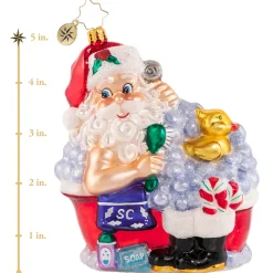 Glass^Christopher Radko Cr, Scrub-A-Dub In The Tub, 1020889,