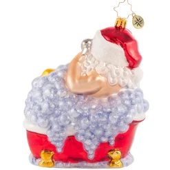 Santas^Christopher Radko Cr, Scrub-A-Dub In The Tub, 1020889,