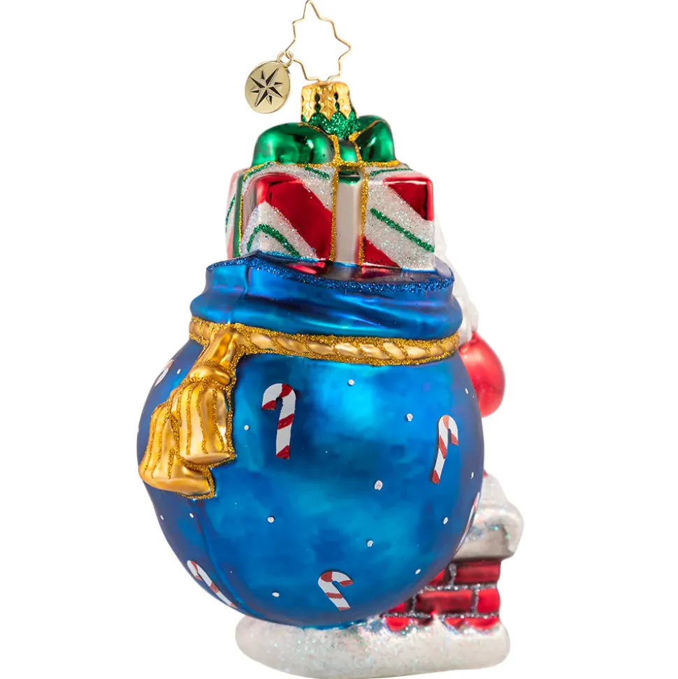 Glass^Christopher Radko Cr, Shimmy Down The Chimney, 1020855,