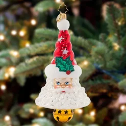 Christopher Radko^Christopher Radko Cr, Sleigh Bell Santa, 1021362, Radko