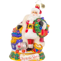 Santas^Christopher Radko Cr, Spreading Joy & Jubilation, 1020907,