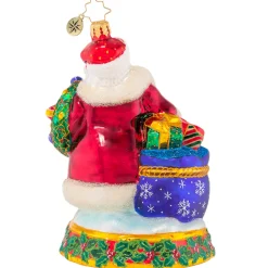 Santas^Christopher Radko Cr, Spreading Joy & Jubilation, 1020907,