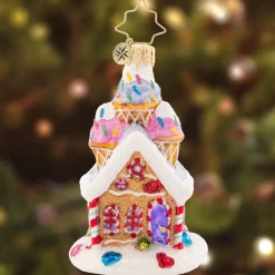 Christopher Radko^Christopher Radko Cr, Sprinkled Sundae Chalet, Gem, 1021412, Radko