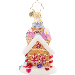 Christopher Radko^Christopher Radko Cr, Sprinkled Sundae Chalet, Gem, 1021412, Radko