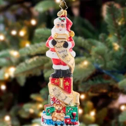 Christopher Radko^Christopher Radko Cr, Stacked Up Santa, 1021518, Radko
