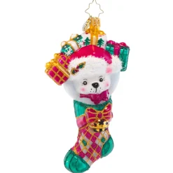 Glass^Christopher Radko Cr, Stocking Stuffer, 1021381, Radko