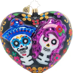 Christopher Radko^Christopher Radko Cr, Sugar Skull Sweethearts, 1021130,