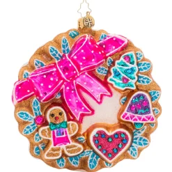 Christopher Radko^Christopher Radko Cr, Sweet Treats Wreath, 1021023, Radko