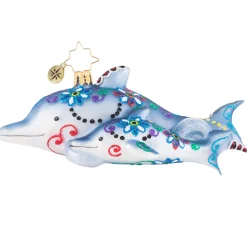 Glass^Christopher Radko Cr, Swimming Through Florals, 1020743,