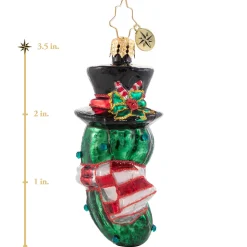 Glass^Christopher Radko Cr, The Christmas Pickle, Gem, 1020657,