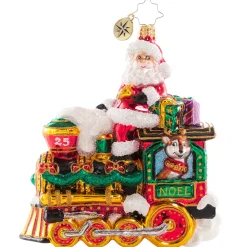 Glass^Christopher Radko Cr, The Fast Track To Christmas!, 1020698,