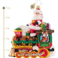 Glass^Christopher Radko Cr, The Fast Track To Christmas!, 1020698,