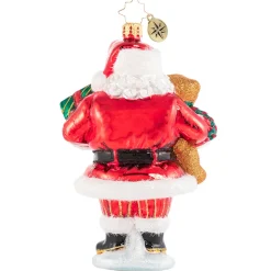 Santas^Christopher Radko Cr, The Gift Of Teddy, 1020617,