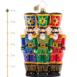 Glass^Christopher Radko Cr, The Nut-Cracking Pack, 1020790,