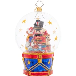 Nutcrackers/Smokers^Christopher Radko Cr, Toyland Treasures Snow Globe, 1021566, Radko