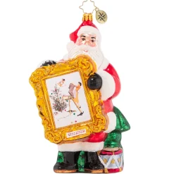 Santas^Christopher Radko Cr, Trimming The Tree, 1020917,