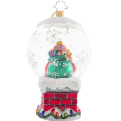 Santas^Christopher Radko Cr, Up On The Housetop, 1021540, Radko