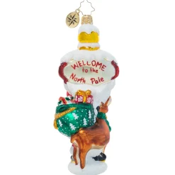 Christopher Radko^Christopher Radko Cr, Welcome Home Santa, 1021285,