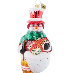 Christopher Radko^Christopher Radko Cr, Winter Wonderland Snowman, 1021489, Radko