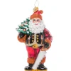 Glass^Christopher Radko Cr, Winter Woodsman Santa, 1021308, Radko