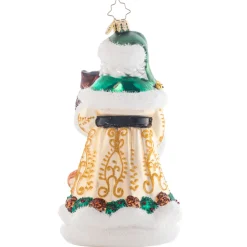 Glass^Christopher Radko Cr, Woodland Friends Santa, 1021481, Radko