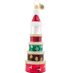 Glass^Christopher Radko Cr, Year By The Tiers 2021, Dated, 1020796,