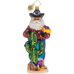 Santas^Christopher Radko Cr, Yeehaw! Cowboy Santa!, 1020021,