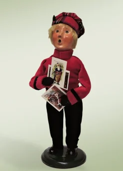 Byers Choice Carolers^Byers Choice Cries Of London, Boy With Christmas Cards, , 4323C