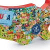 Crocodile Creek Usa Map Puzzle, 200-Piece Jigsaw Puzzle, 27001 Online
