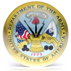 Glass^Dynasty Glass Crystal Paperweight Army