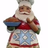 Enesco Culinary Cooking Santa Christmas Ornament New