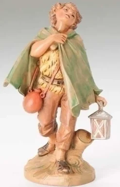 Fontanini David With Cape & Lantern, 5" , 52594 Fashion
