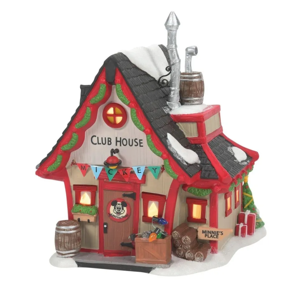 Department 56 Disney, Mickey's Clubhouse, 6010492, Disney Village Online
