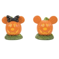 Department 56 Disney, Mickey's Pumpkin Town Topiaries, 6007732, Disney Village Cheap